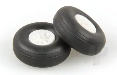 1.3/4in - (44mm) White Wheels (2)