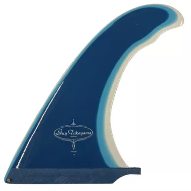 10.0" Guy Takayama 'Moray' Longboard Single Fin – New - Blue one White Gloss Finish