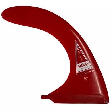10.0” Rich Harbour "HP" By Fibre Glas Fin Co. - Used Longboard Singlefin - Red