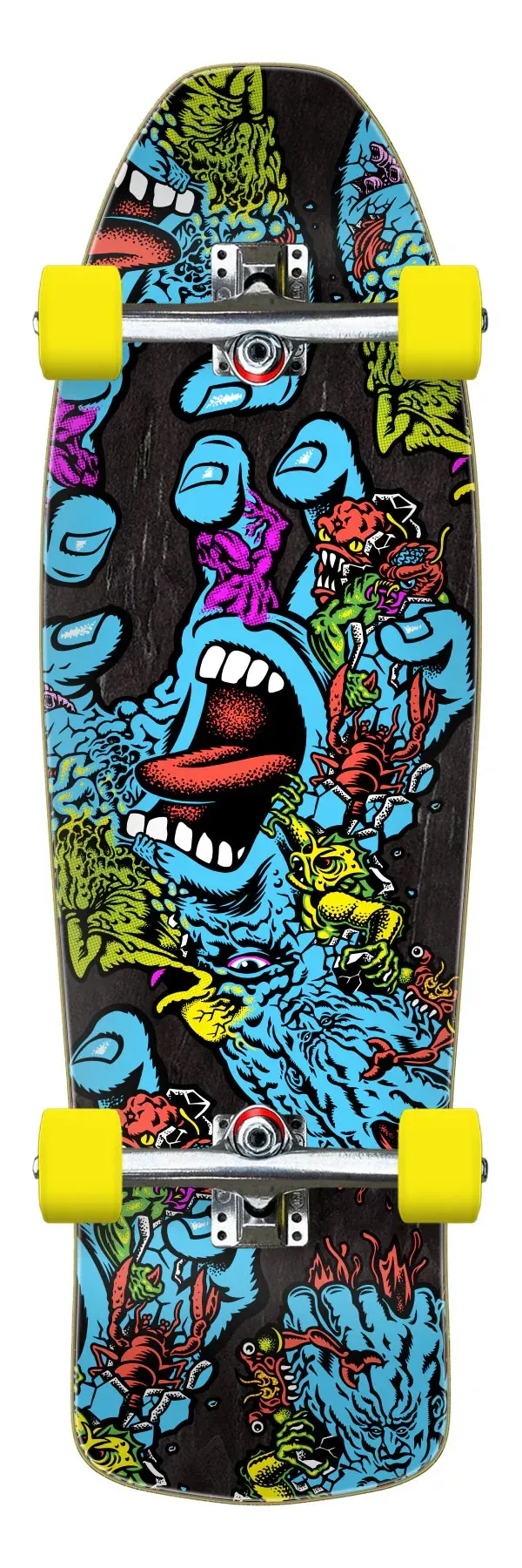 10.32in Roskopp Screaming Five Santa Cruz Premium Skate Cruiser