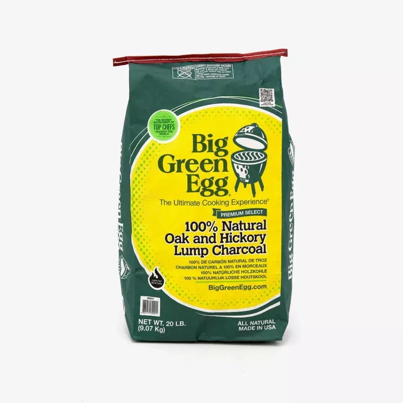 100% Natural Oak & Hickory Lump Charcoal - 17.6lbs