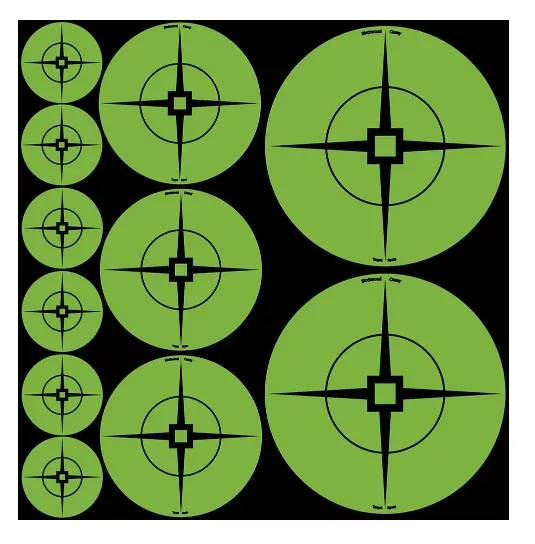 Assorted Green Spots 10 Pack