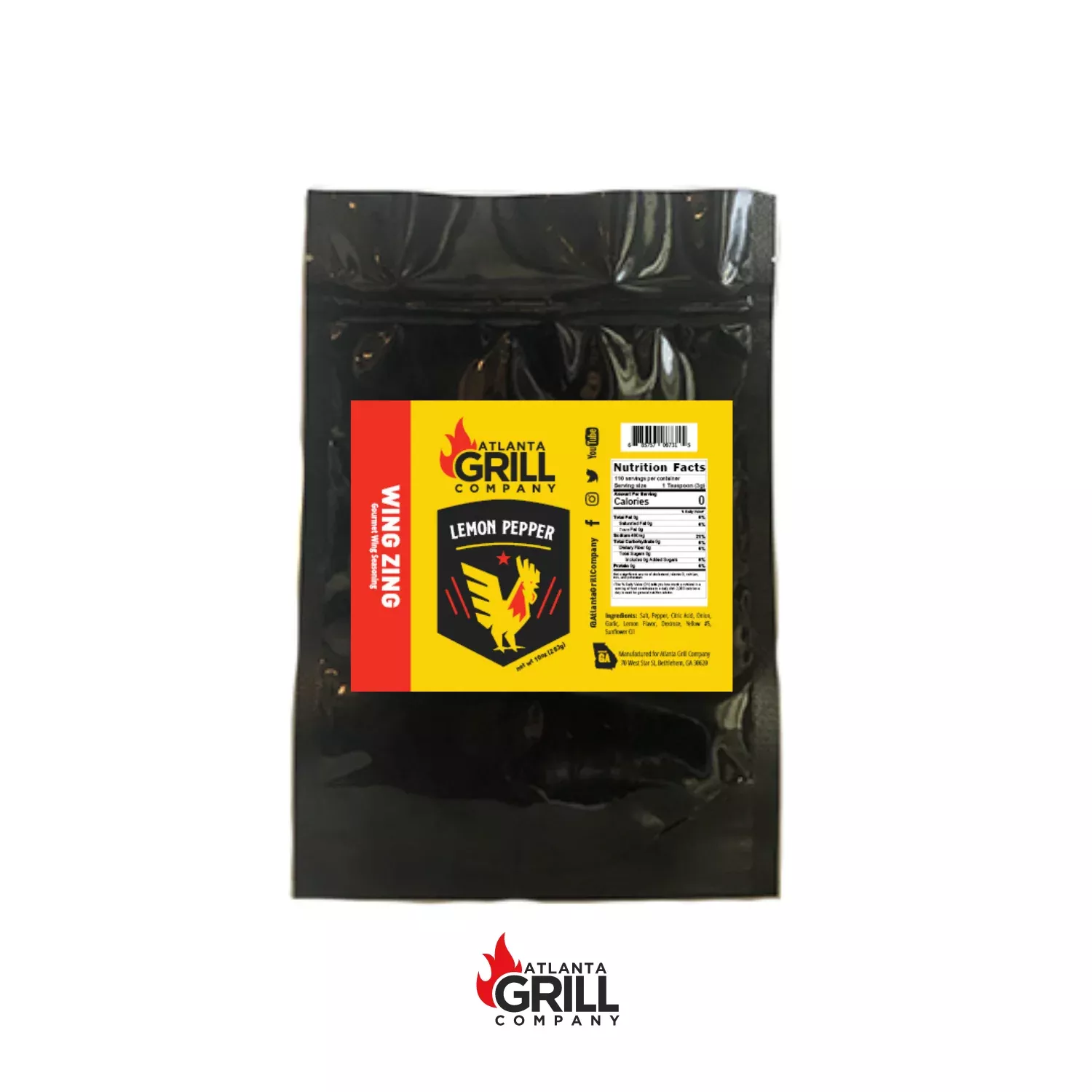 Atlanta Grill Company Lemon Pepper Wing Zing