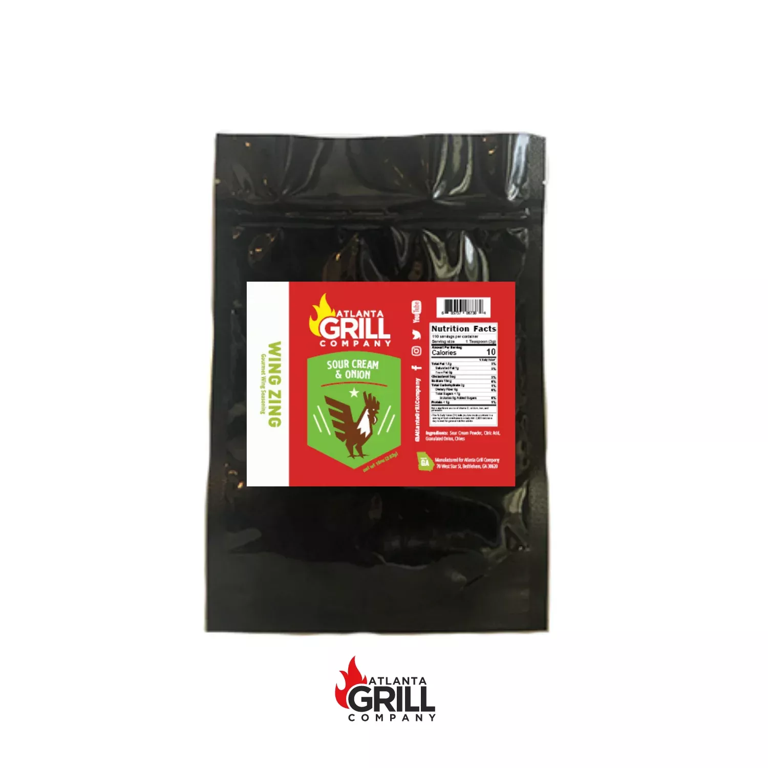 Atlanta Grill Company Sour Cream & Onion Wing Zing