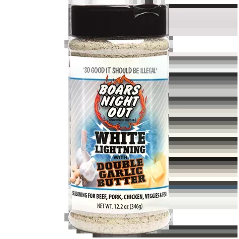 Boars Night Out White Lightning w/ Double Garlic Butter