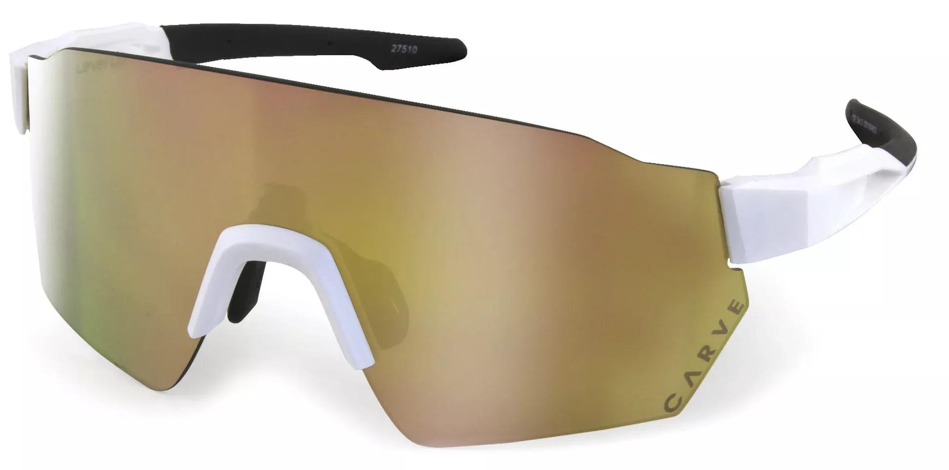 Carve Level Up Shield Sunglasses - White - Black