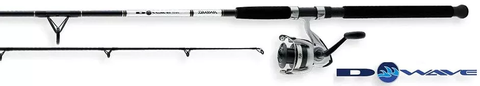 D-Wave Saltwater Fiberglass Rod Combos - (DW50F902M)