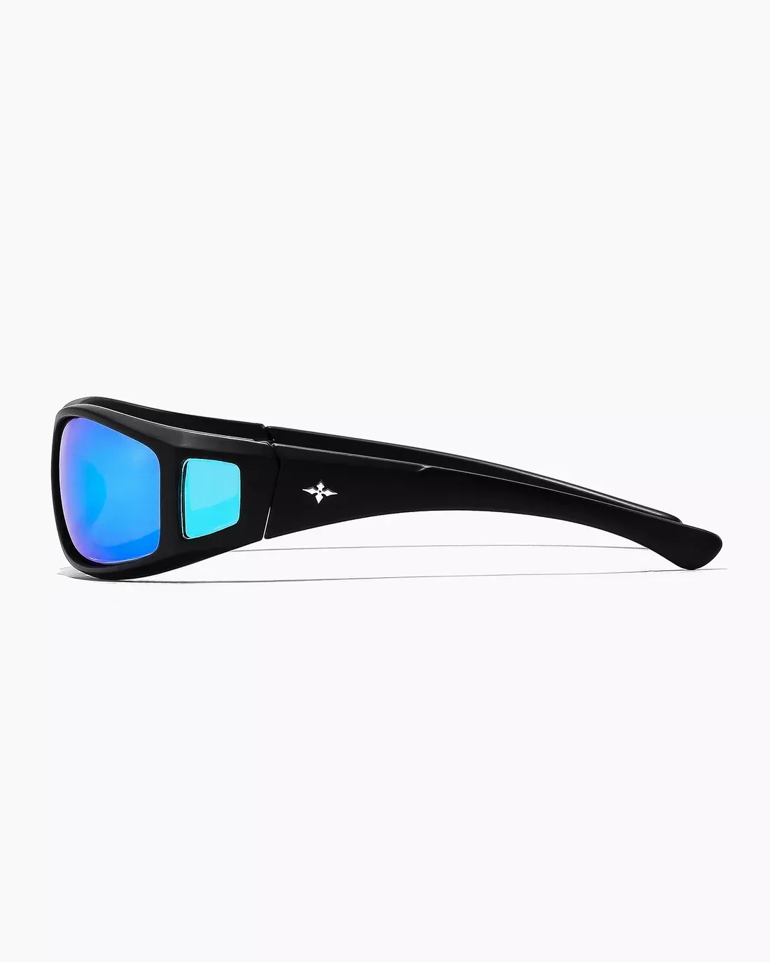 Ritual Vision Sunglasses - Dragster Matte Black / Blue Reflective Polarised