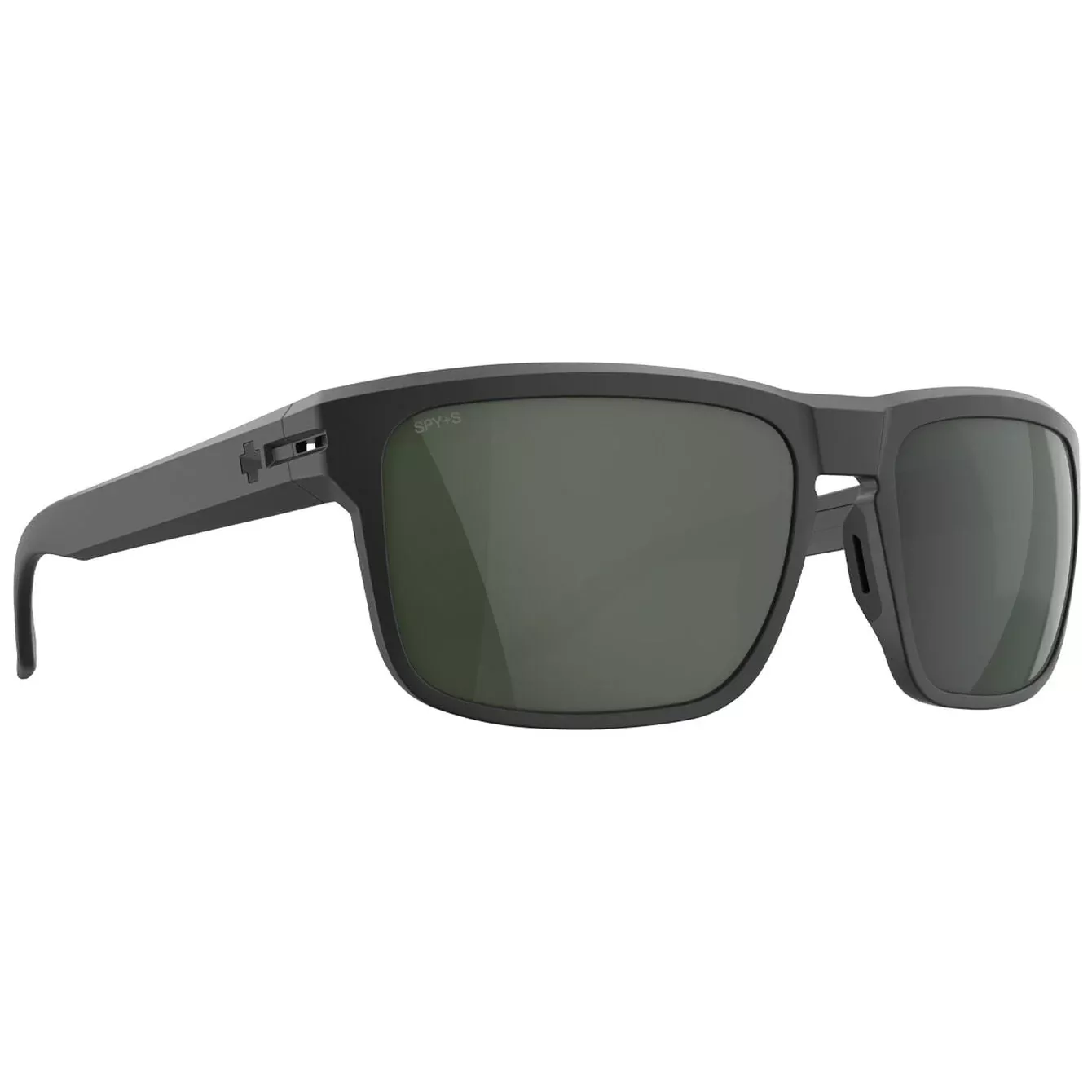 SPY Sunglasses REGION XL Matte Black Happy Gray Green Polar ANSI