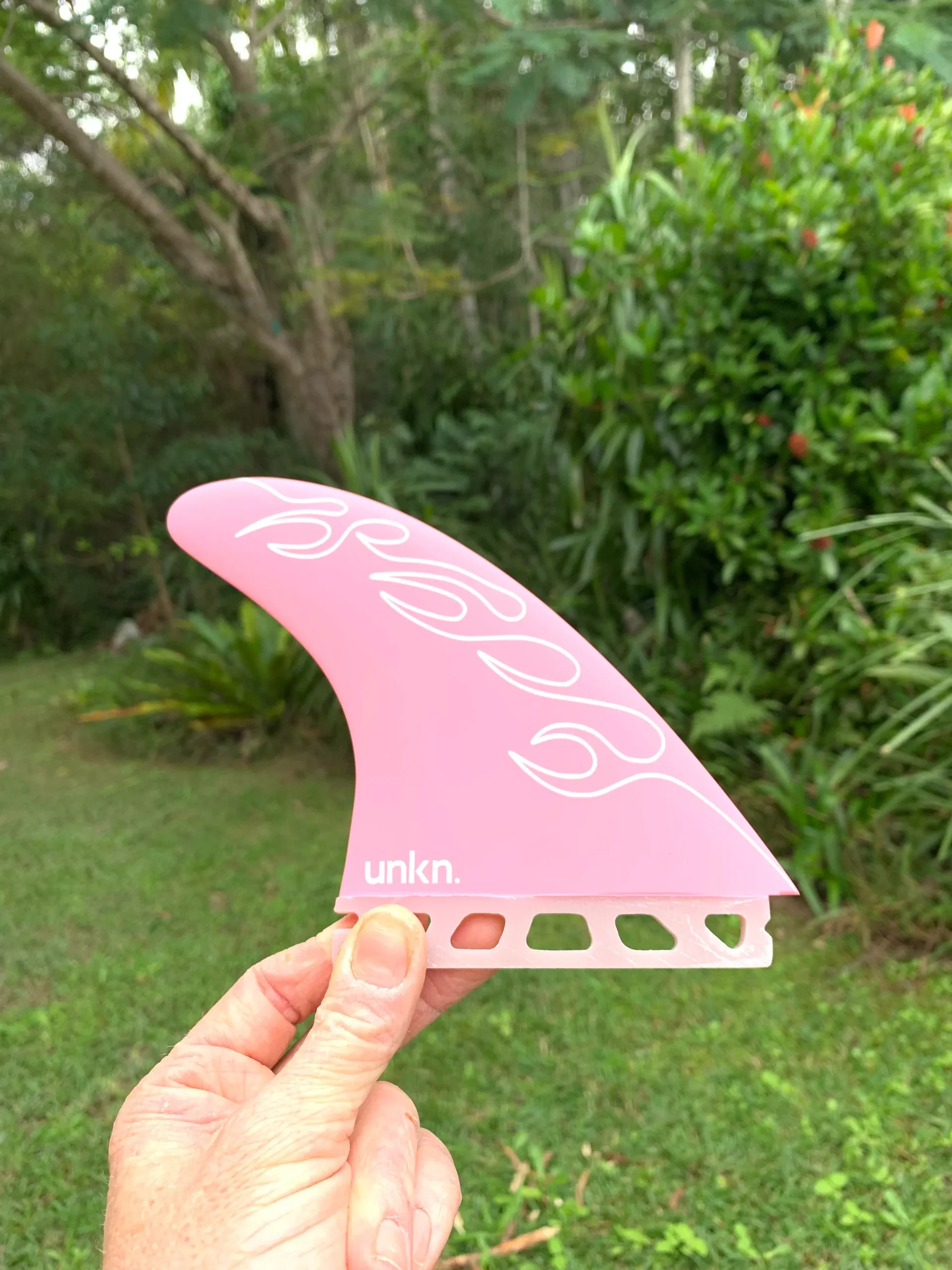UNKN Thruster Set Pink Flame (Futures Fit)