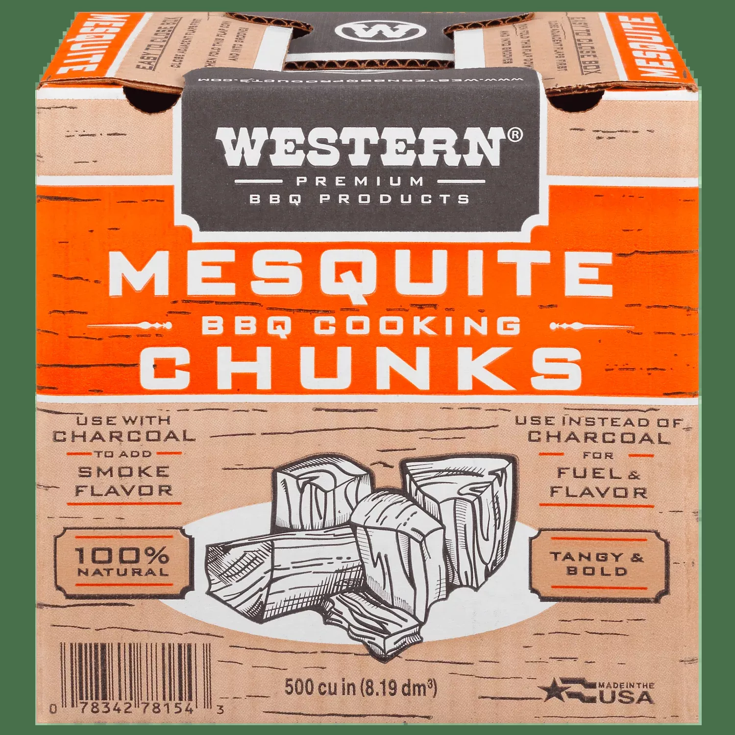 Western Mesquite Wood BBQ Cooking Chunks