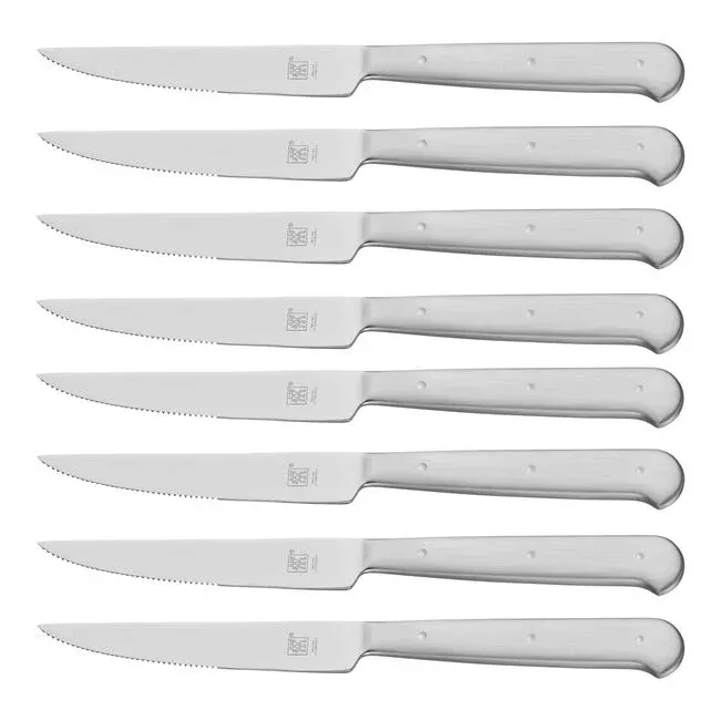 Zwilling 8-pc, Stainless Steel Porterhouse Steak Knife Gift Set