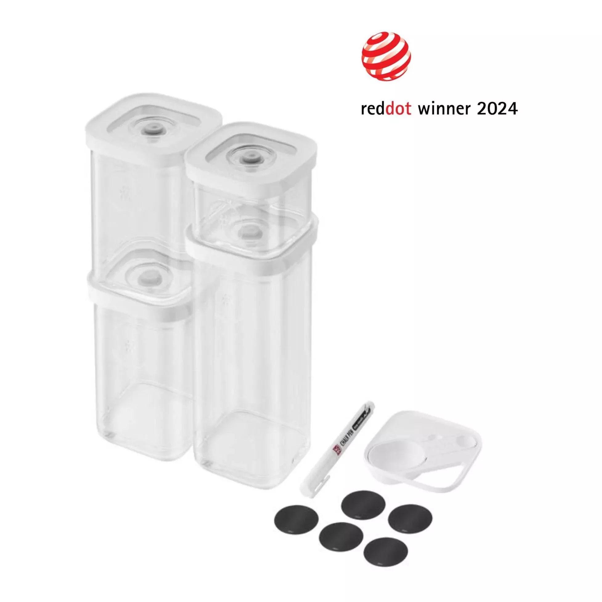 ZWILLING Fresh & Save CUBE Container Set, S / 6-pc, transparent-white